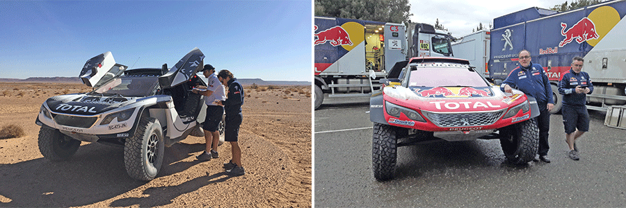 les voitures Peugeot qui ont fait le Dakar et le succès de certains experts de CKP Engineering