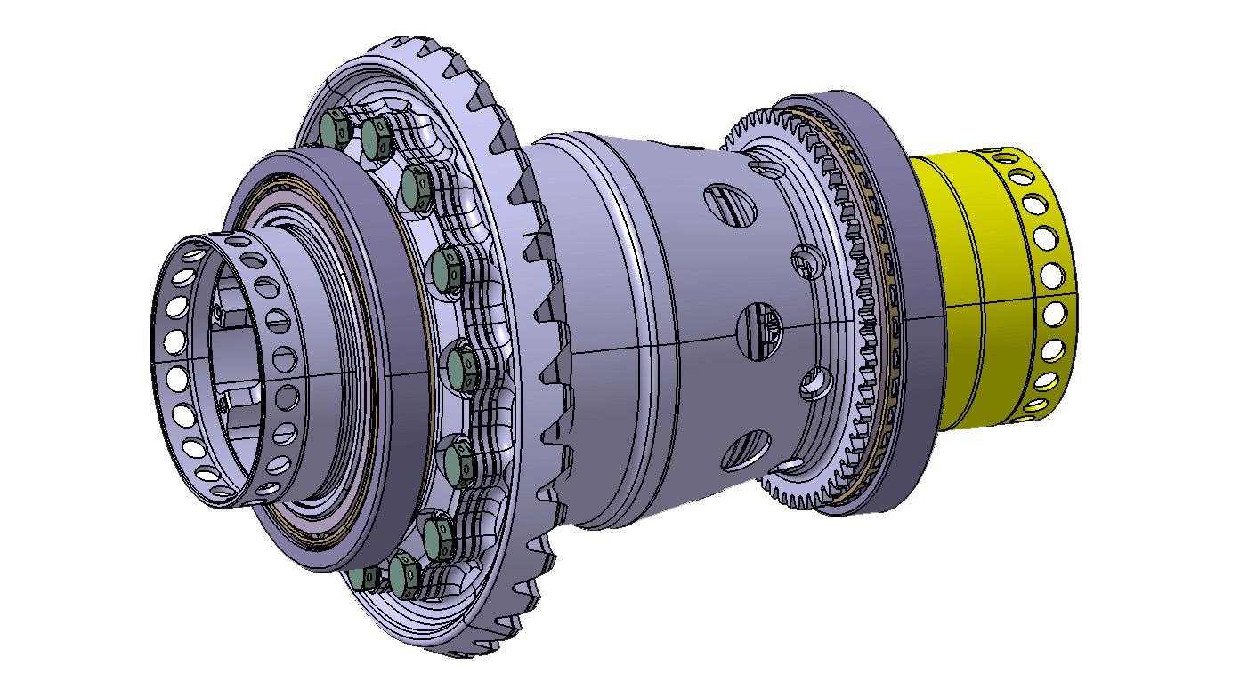 diff&eacute;rentiel AR de la Peugeot 908 HDI vainqueur des 24h du manss