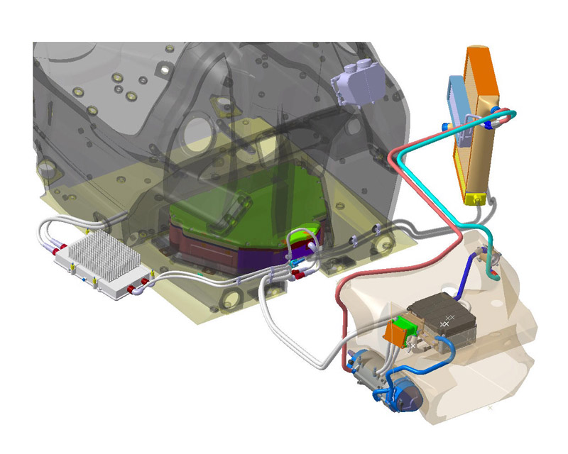 implantation du KERS sur la Peugeot 908 Hybride