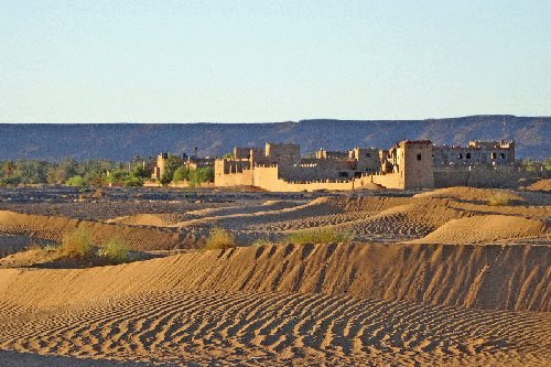 un paysage typique du Dakar