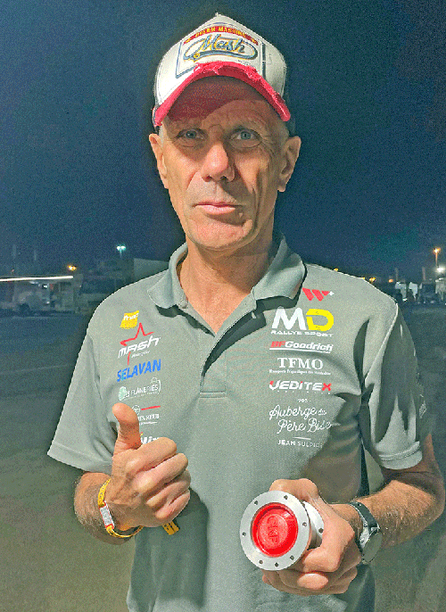 Christian Lavieille pilot le Dakar 2024 avec le produit SDS de CKP Engineering