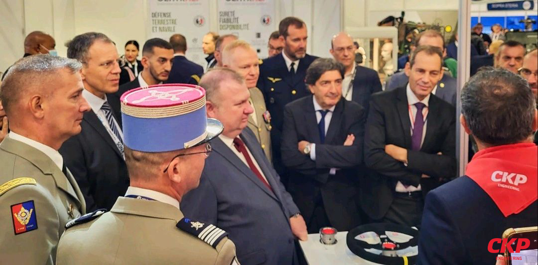 la délégation officielle du FED 2023 sur le stand de CKP Engineering